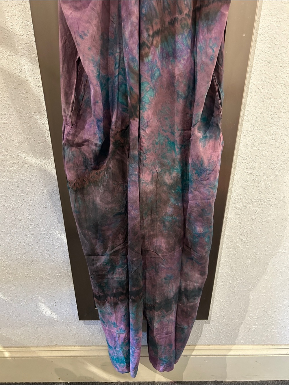 Jaded Gypsy Jumpsuit Women's Tie-Dye Purple & Teal NWT size S/M - Picture 8 of 8